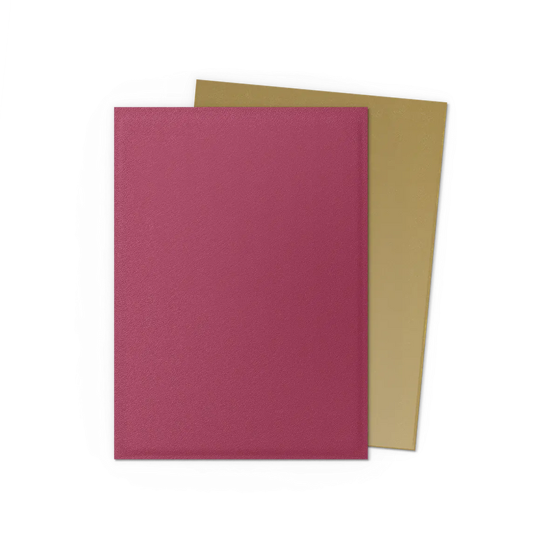 Matte Dual Standard Sleeves (Pomegranate/Gold) | Dragon Shield