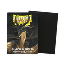 Matte Dual Standard Sleeves (Black & Gold) | Dragon Shield