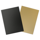 Matte Dual Standard Sleeves (Black & Gold) | Dragon Shield
