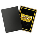 Matte Dual Standard Sleeves (Black & Gold) | Dragon Shield
