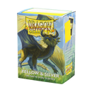 Matte Dual Standard Sleeves (Yellow & Silver) | Dragon Shield