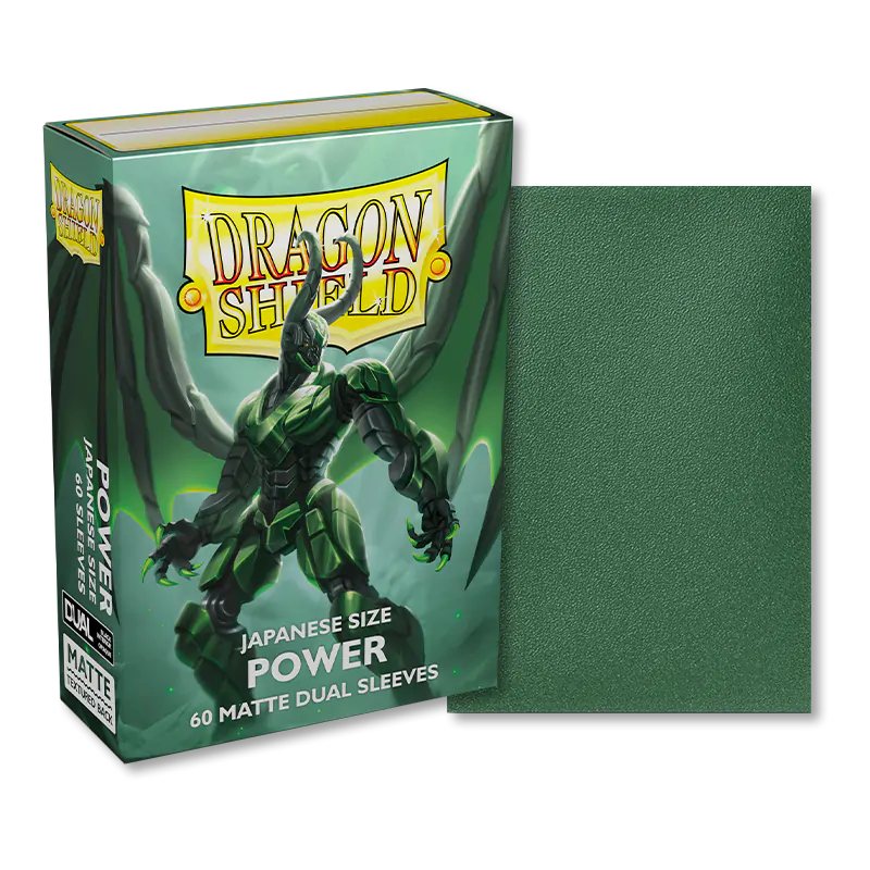 Matte Dual 60 Mini Sleeves (Power) | Dragon Shield