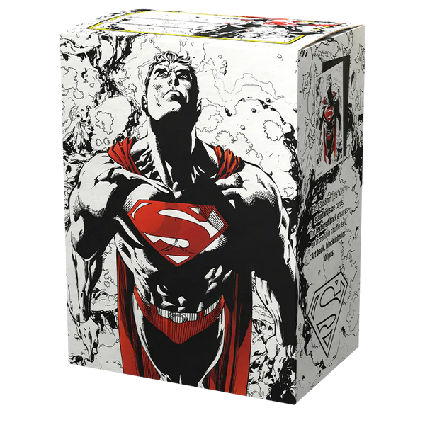 Matte Dual Art Standard Sleeves Superman Core (Red/White Variant) | Dragon Shield