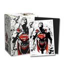 Matte Dual Art Standard Sleeves Superman Core (Red/White Variant) | Dragon Shield
