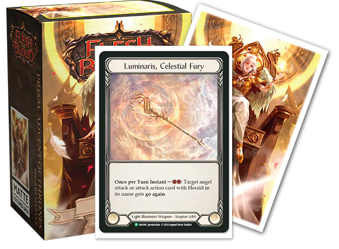 Matte Art Standard Sleeves Flesh & Blood 'Prism Advent of Thrones' | Dragon Shield