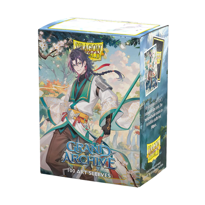 Matte Art Standard Sleeves Grand Archive 'Jin, Fate Defiant' | Dragon Shield