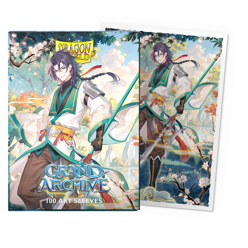 Matte Art Standard Sleeves Grand Archive 'Jin, Fate Defiant' | Dragon Shield