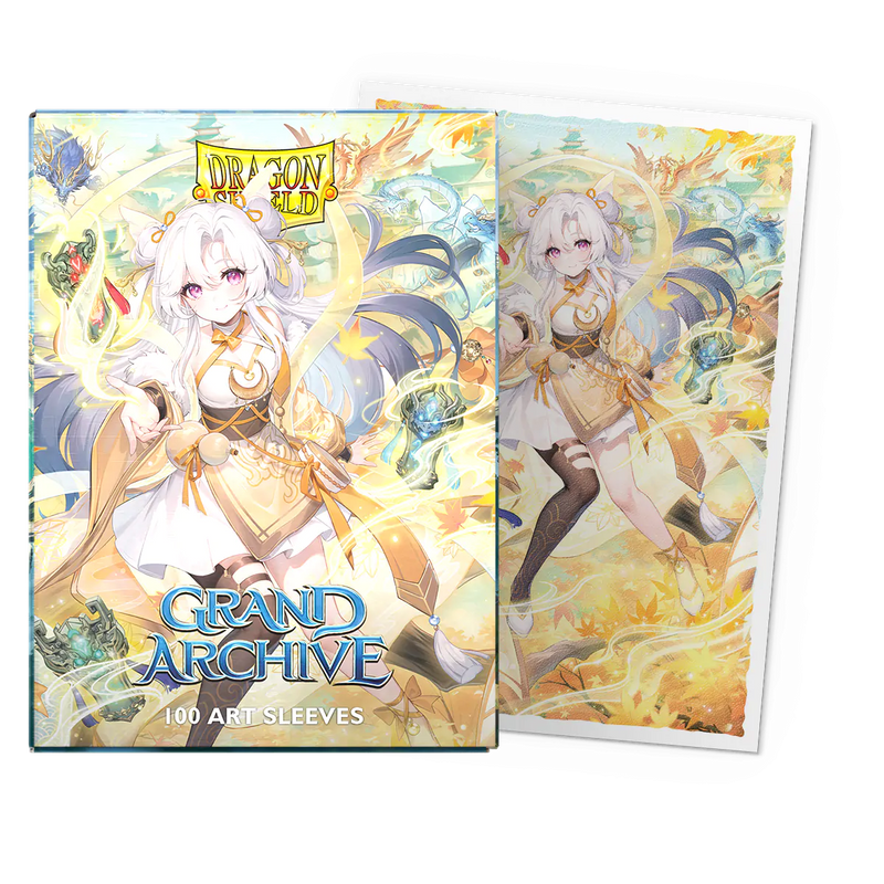 Matte Art Standard Sleeves Grand Archive 'Guo Jia, Heaven’s Favored' | Dragon Shield