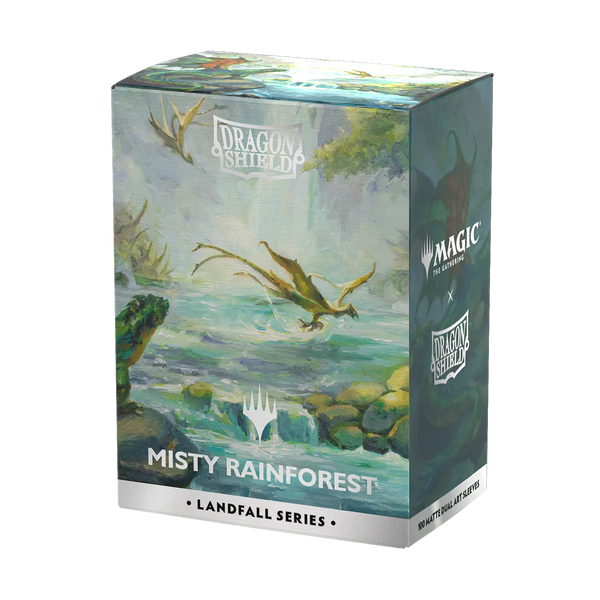 Matte Dual Art 'MTG Landfall Series - Misty Rainforest' | Dragon Shield