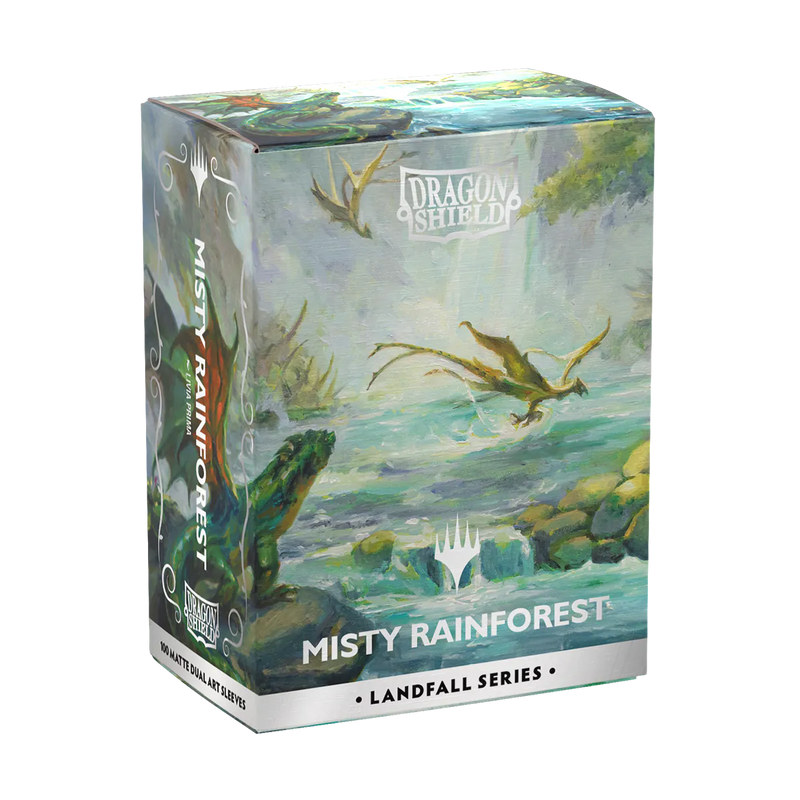 Matte Dual Art 'MTG Landfall Series - Misty Rainforest' | Dragon Shield