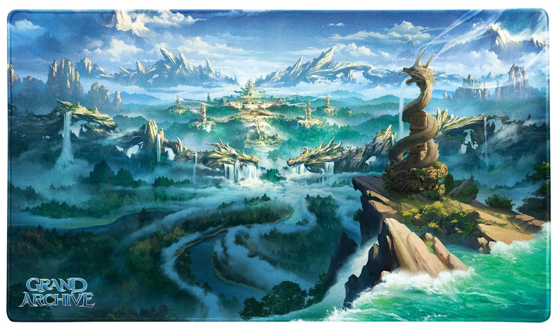 Grand Archive 'Baidi, Oathsworn Palace' Playmat & Tube | Dragon Shield