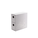 Fortress Card Drawers - Vertical - 2 (White) | Dragon Shield