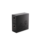 Fortress Card Drawers - Vertical - 2 (Black) | Dragon Shield