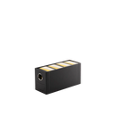 Fortress Card Drawers - Vertical - 2 (Black) | Dragon Shield