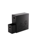 Fortress Card Drawers - Vertical - 2 (Black) | Dragon Shield