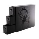 Fortress Card Drawers - Vertical - 3XL (Black) | Dragon Shield