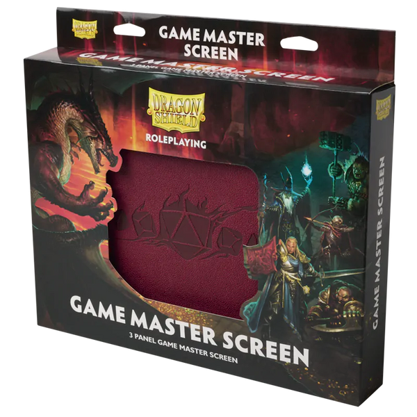 Game Master Screen - Blood Red | Dragon Shield
