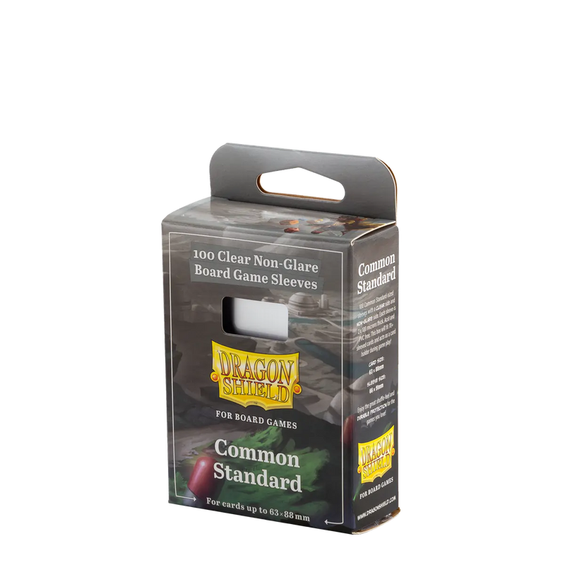Clear/Non-Glare Common Standard Sleeves for Board Games