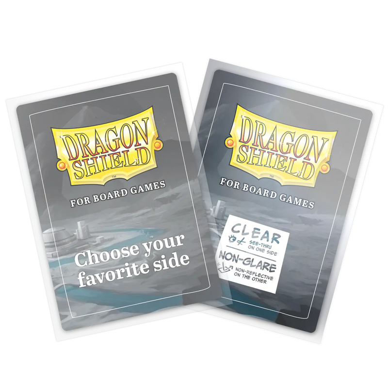 Clear/Non-Glare Common Standard Sleeves for Board Games