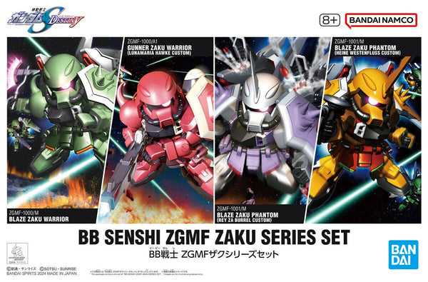 BB Senshi ZGMF Zaku Series Set