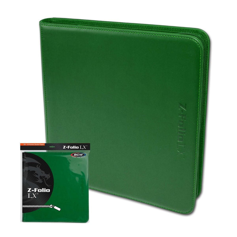 Z-Folio 12-Pocket LX Album (Green) | BCW