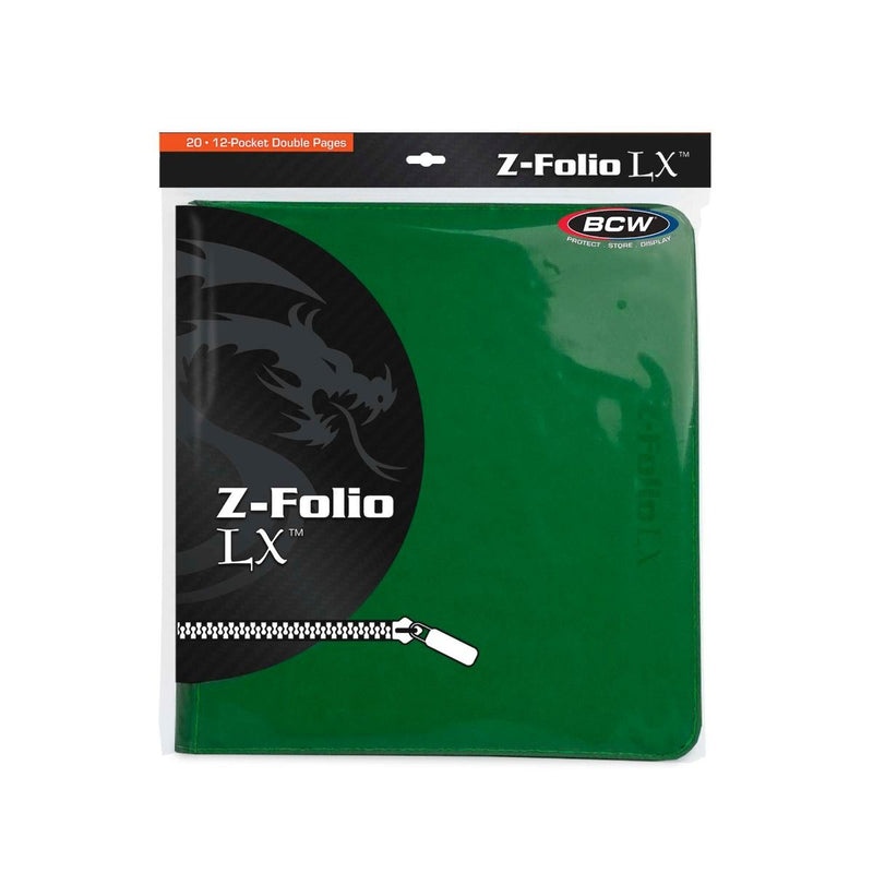 Z-Folio 12-Pocket LX Album (Green) | BCW