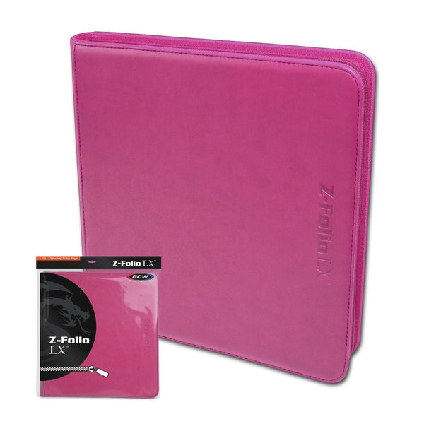 Z-Folio 12-Pocket LX Album (Pink) | BCW