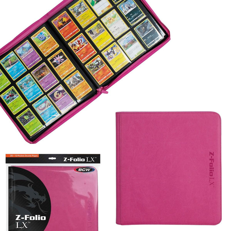 Z-Folio 12-Pocket LX Album (Pink) | BCW