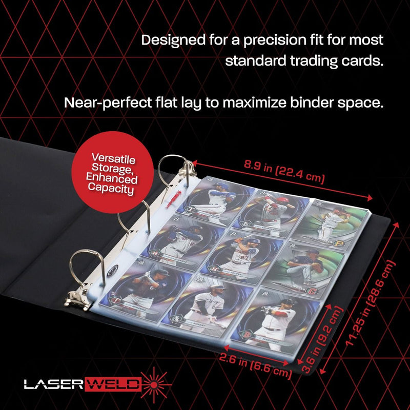 LaserWeld 9-Pocket Page (50 CT. Pack) | BCW