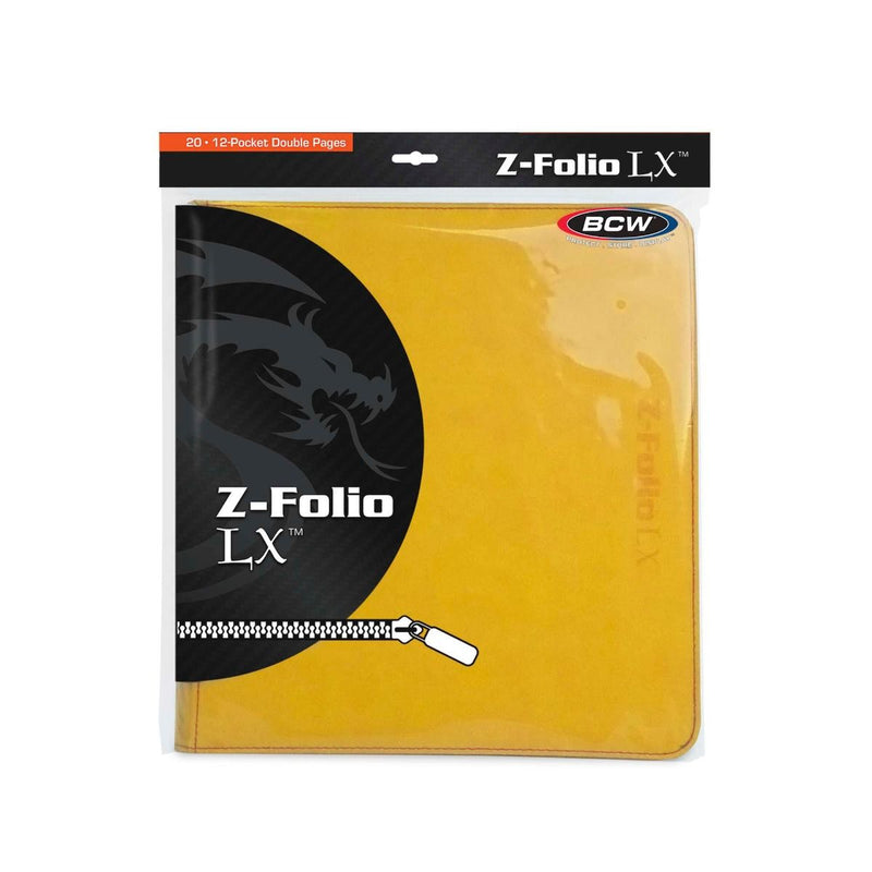 Z-Folio 12-Pocket LX Album (Yellow) | BCW