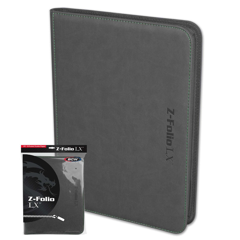 Z-Folio 9-Pocket LX Album (Gray) | BCW