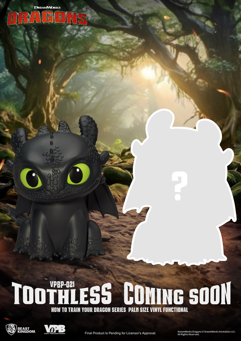 VPBP-021 Toothless | Palm Size Vinyl Functional Figurine