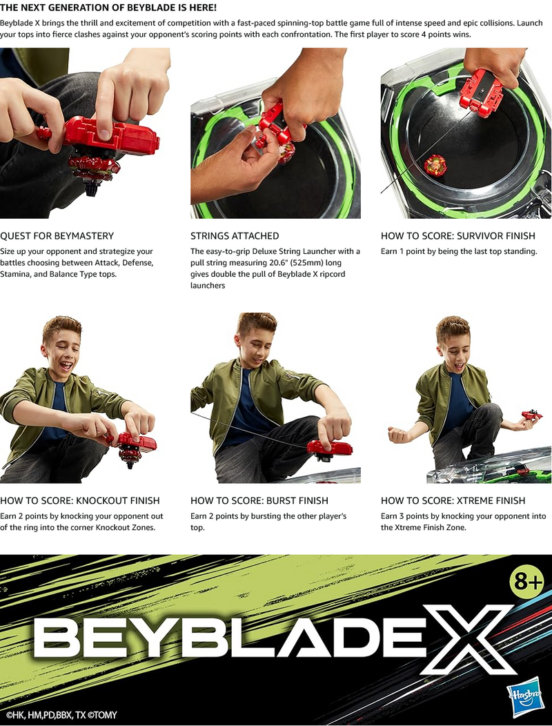 Soar Phoenix 9-60GF Deluxe Launcher Set | Beyblade X (Hasbro)