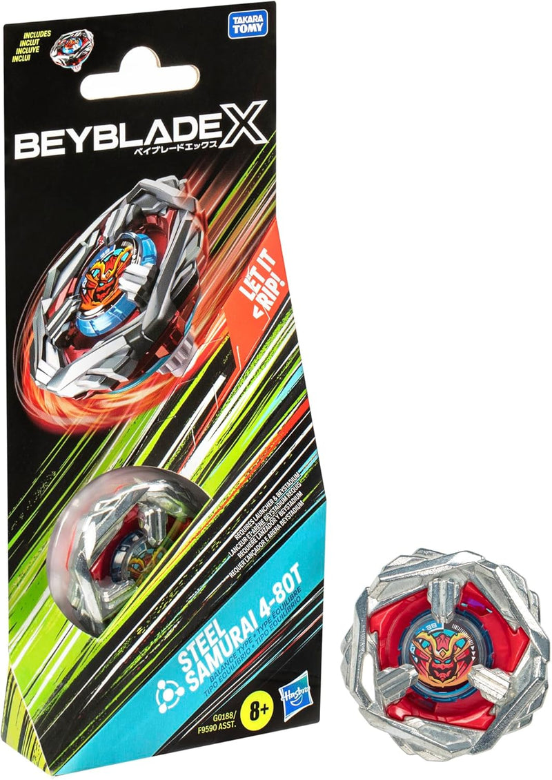 Steel Samurai 4-80T Booster | Beyblade X (Hasbro)