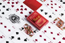 Bicycle Bee Red Metalluxe Playing Cards