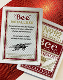 Bicycle Bee Red Metalluxe Playing Cards