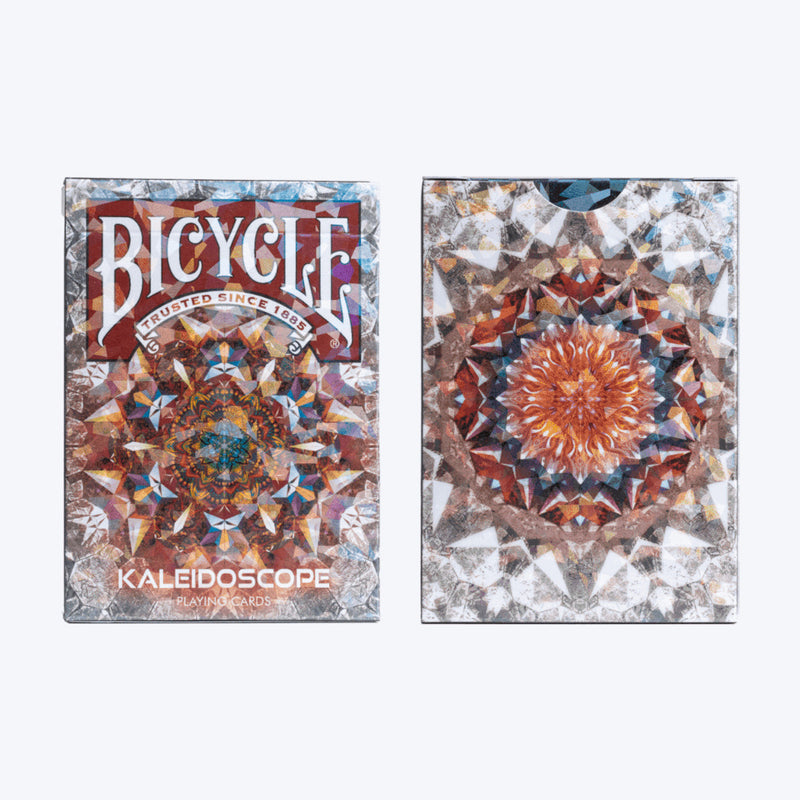 Bicycle Kaleidoscope Red Playing Cards