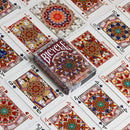 Bicycle Kaleidoscope Red Playing Cards