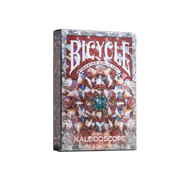 Bicycle Kaleidoscope Red Playing Cards