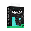 Blackout Deck Sleeves Standard (Turquoise) | Palms Off