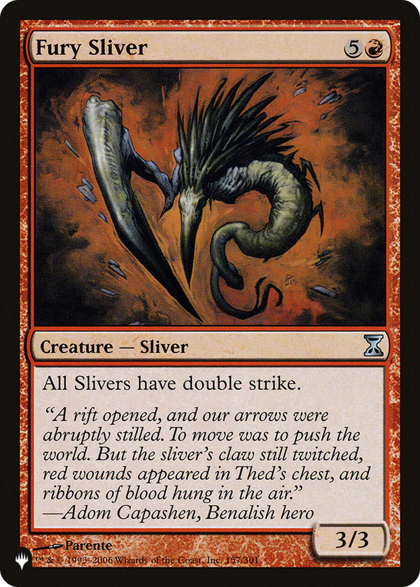 Fury Sliver [The List Reprints]