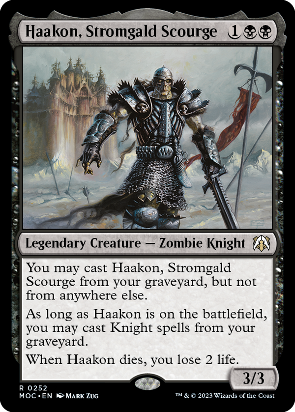 Haakon, Stromgald Scourge [March of the Machine Commander]