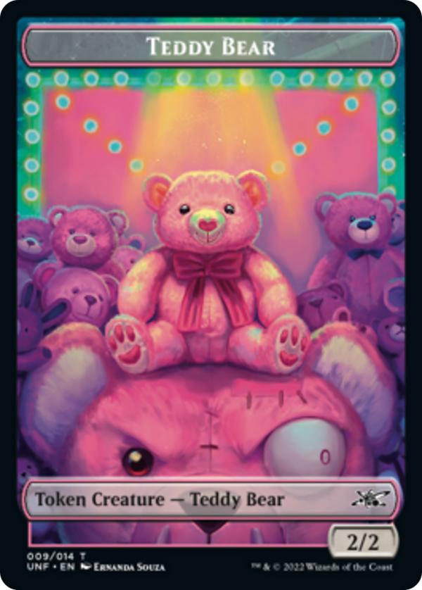 Teddy Bear // Treasure (012) Double-Sided Token [Unfinity Tokens]