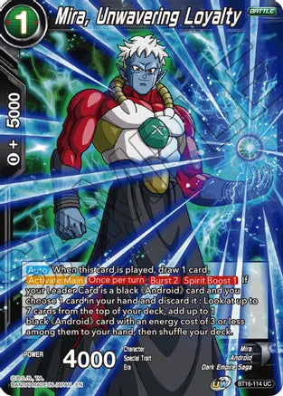 Mira, Unwavering Loyalty (BT16-114) [Realm of the Gods]