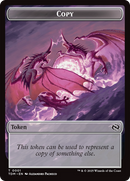 Copy // Dragon (0014) Double-Sided Token [Tarkir: Dragonstorm Commander Tokens]