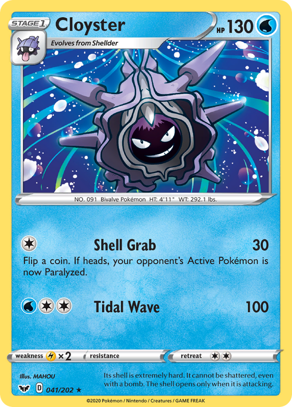 Cloyster (041/202) [Sword & Shield: Base Set]