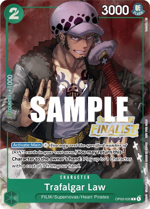 Trafalgar Law (Online Regional 2023) [Finalist] [One Piece Promotion Cards]