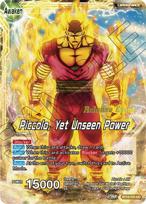 Piccolo // Piccolo, Yet Unseen Power (Fighter's Ambition Holiday Pack) (BT19-101) [Tournament Promotion Cards]