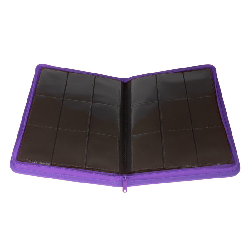 Collector's Series 9 Pocket Zip Binder (Purple) | Palms Off