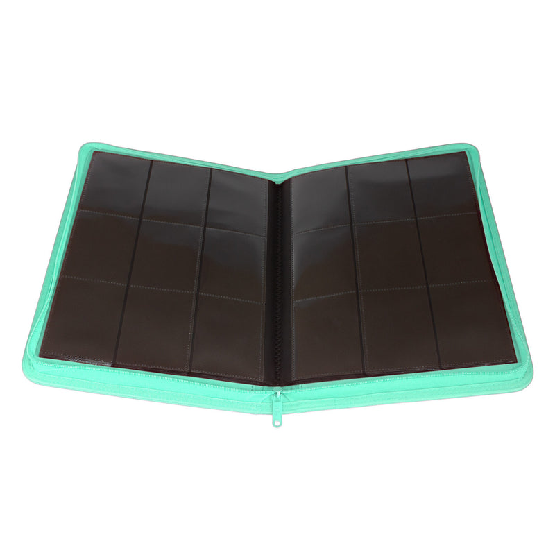 Collector's Series 9 Pocket Zip Binder (Turquoise) | Palms Off